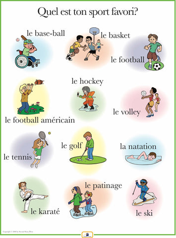 French Sports Poster
