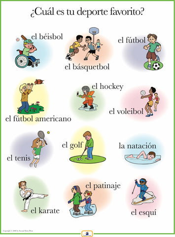 Spanish Sports Poster