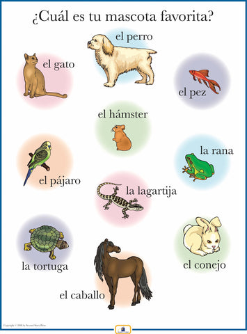 Spanish Pets Poster