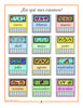 Spanish Set of 21 Mini Posters