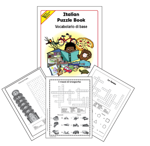 Italian Word Puzzle Book