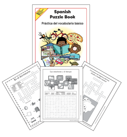 Spanish Word Puzzle Book